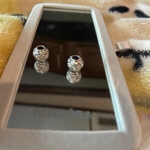 Pandora Sparkling Silver Charm Set